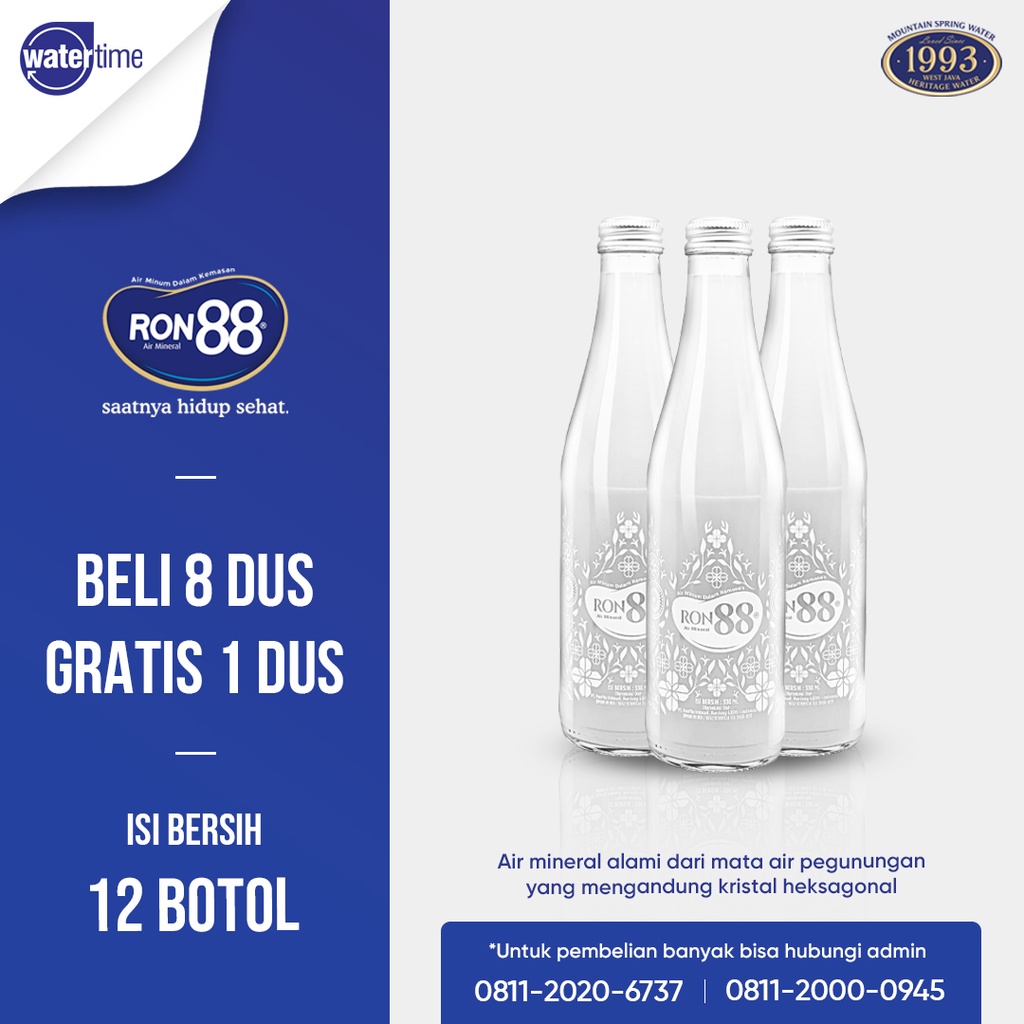 Ron88 botol kaca 330ml