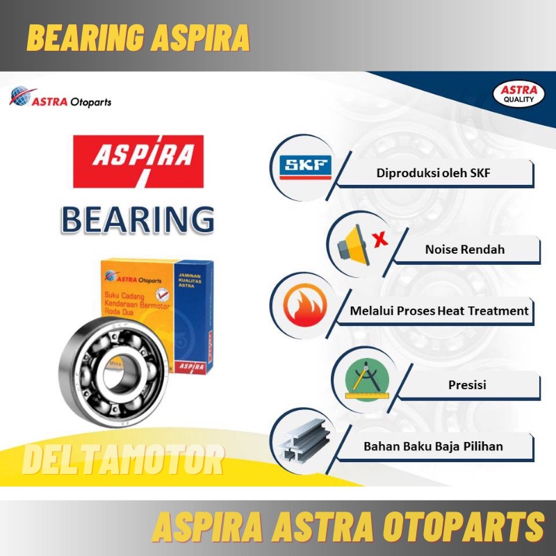 BEARING KLAHER BANTALAN RODA LAHAR SKF ASPIRA KUALITAS ORSINIL 6201 RS 6203 RS 6300 RS 6301 RS 6202 6205 6304 BB1-4724