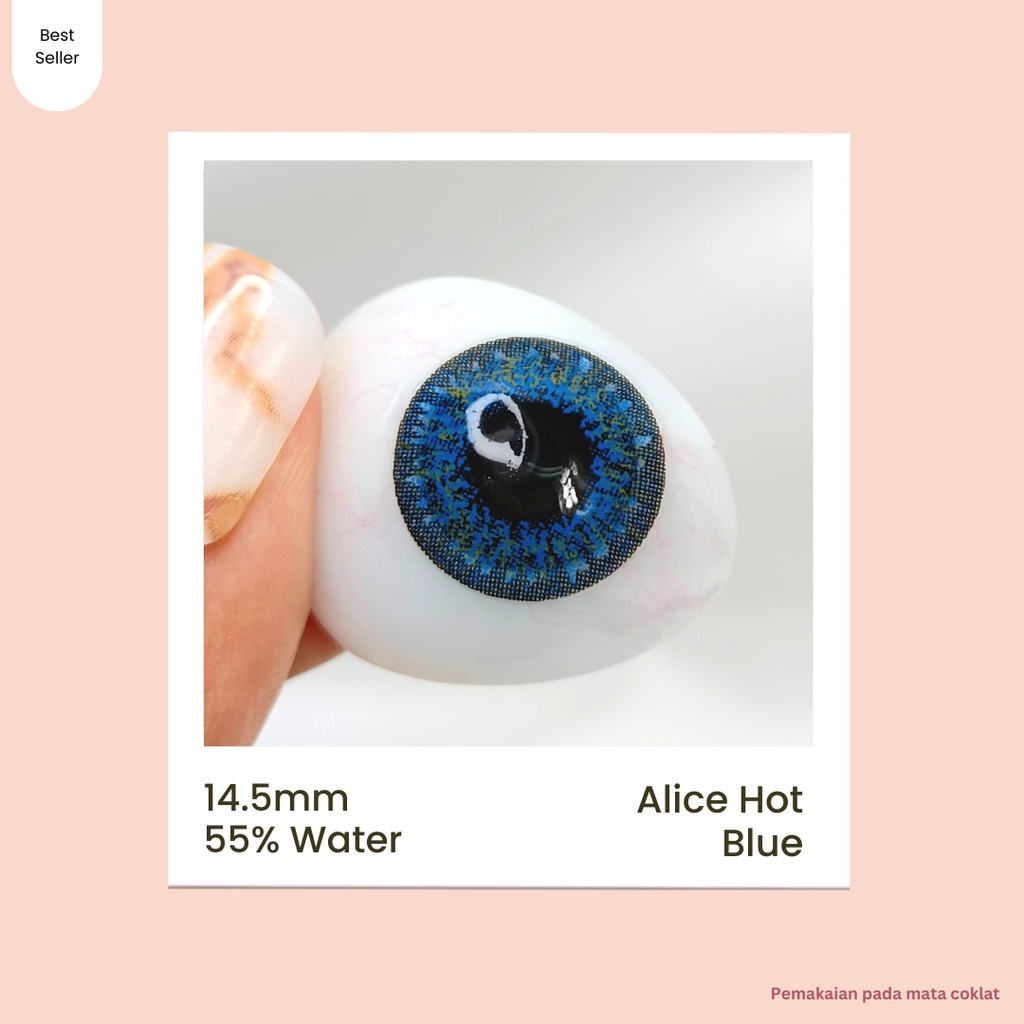 Softlens Alice Hot Blue softlens