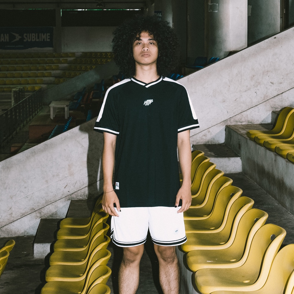 HTTP - Spalla - Baju Motif Strip Hitam Putih Kaos Unisex