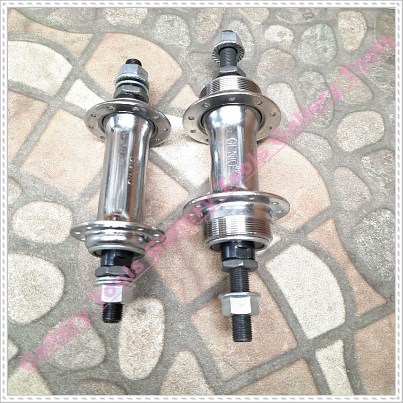 HUB NAP TROMOL BESI GENIO warna chrome 36 Hole MTB Sepeda aksesoris sparepart
