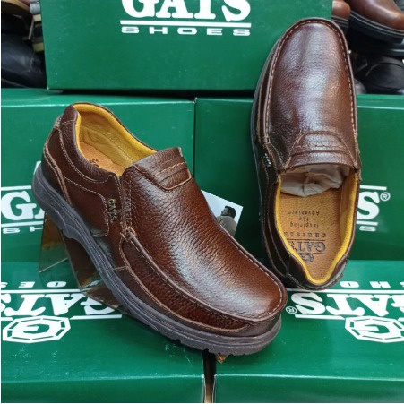 Sepatu Pria Gats LB 5001 Dk Brown.Sepatu Slip on Original Gats