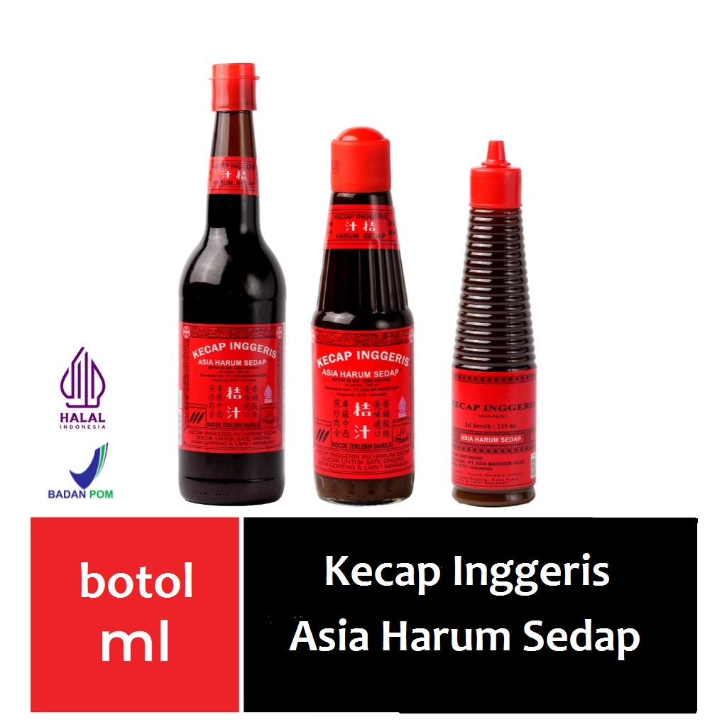 

Asia Harum Sedap Kecap Inggris Botol Kecap Inggeris