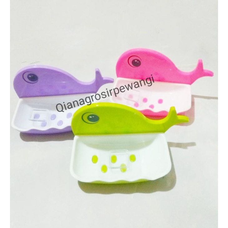 Tempat Sabun Mandi Karakter/Wadah Sabun Tempel Dinding/Tempat Sabun Mandi Batang