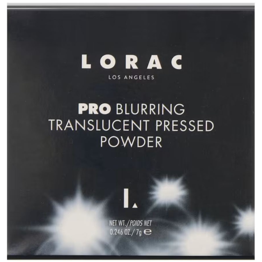 Lorac PRO Blurring Translucent Pressed Powder (7 gr) Bedak Samarkan Bekas Jerawat Wajah Mulus Tidak Berminyak ORI SUA