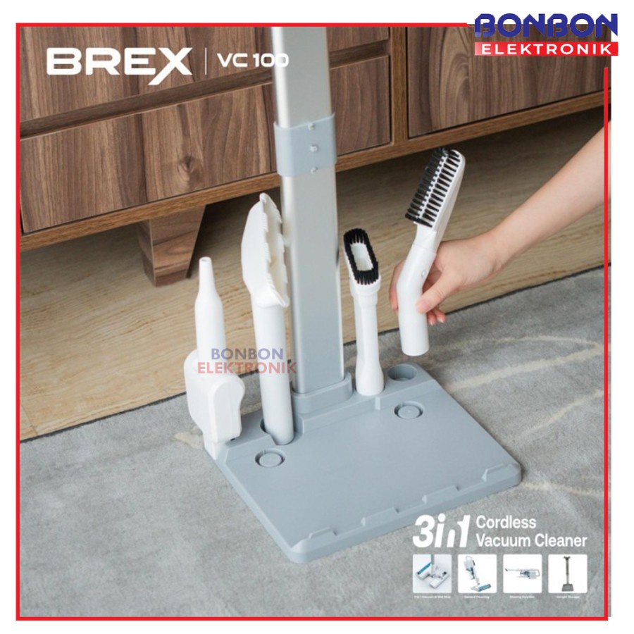 BREX Cordless Vacuum Cleaner 3in1 VC100 Tanpa Kabel