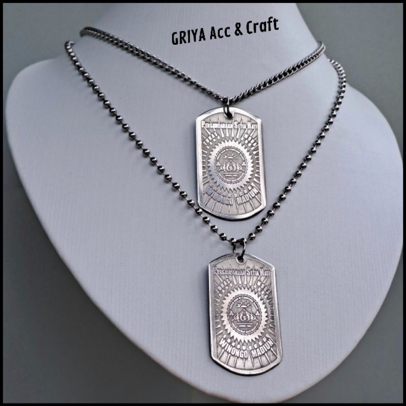 Kalung Monel Dan Stainless Steel Organisasi Pencak Silat PSHW Persaudaraan Setia Hati Winongo Tunas 