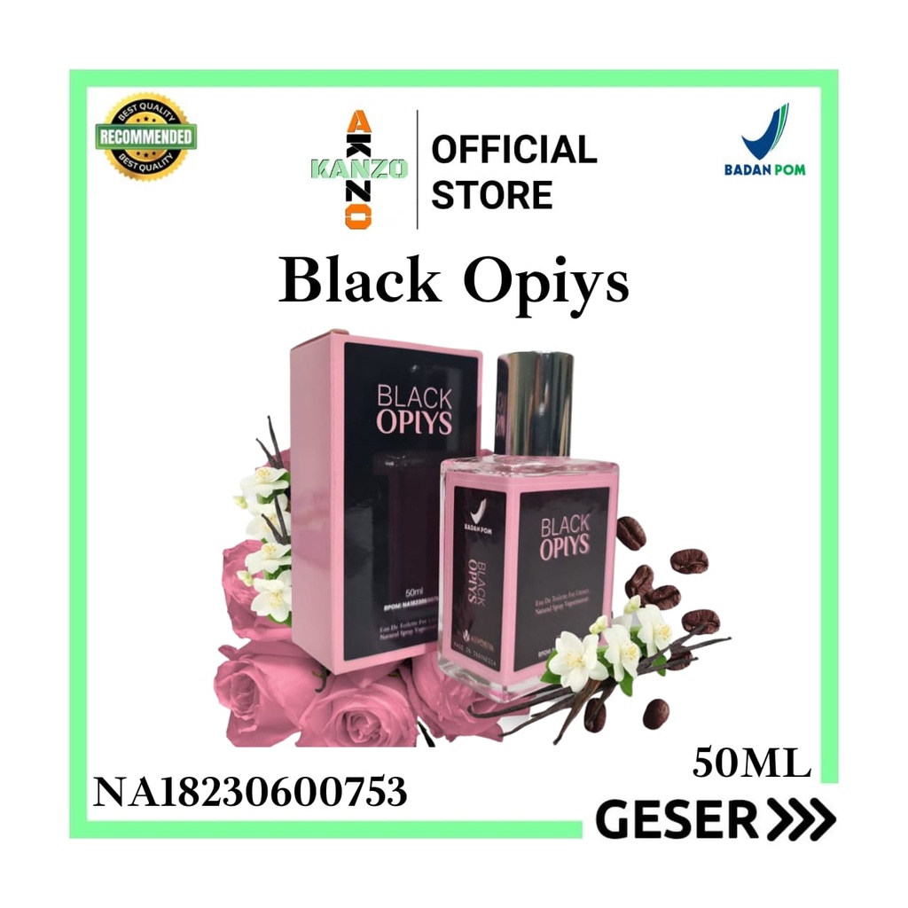 Kanzo - [BPOM] Parfum Black Opiys 50ml Premium / Parfum Black Opiys 50ml Best Seller / Parfum Pria Wangi Tahan Lama