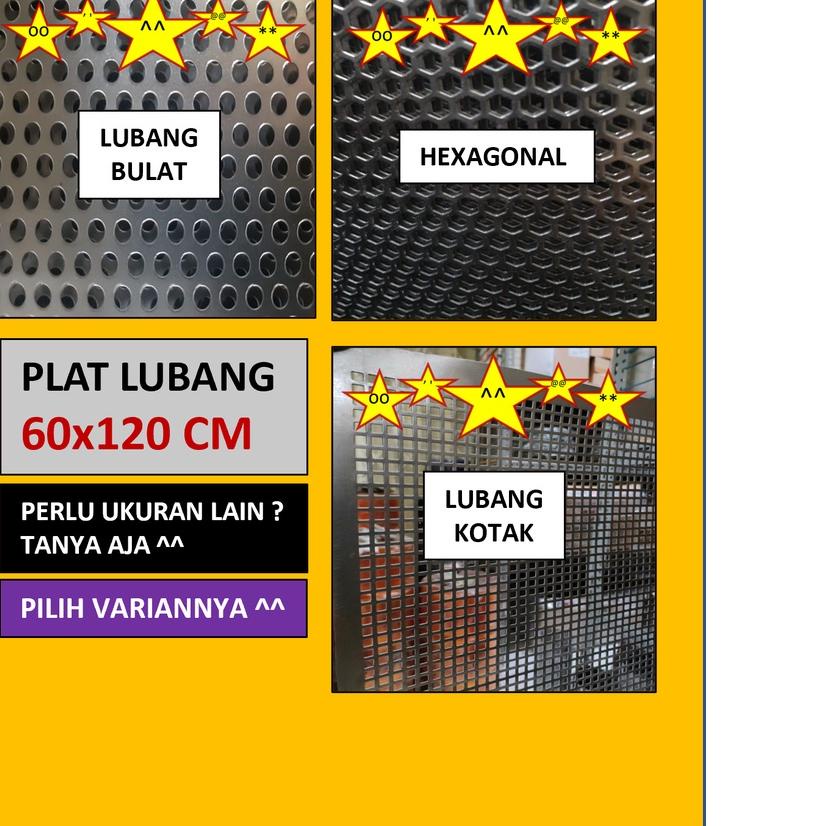 ➯ Plat  - Plat Besi Ram Speaker -  Ram Grill Plat Lubang ❊
