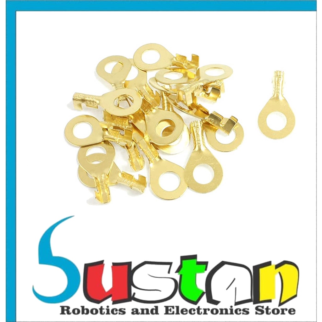 M4 STUD COPPER SKUN RING M4 BULAT TERMINALS THICK 4MM SKUN FOR KABEL