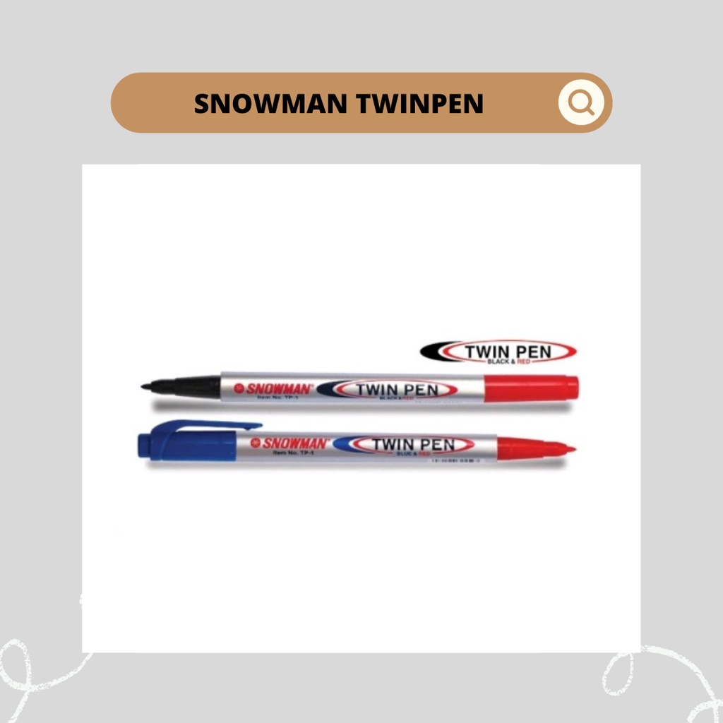 

SNOWMAN TWINPEN