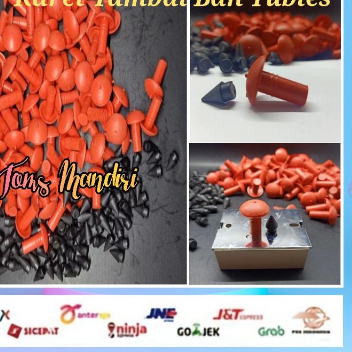 ۩ Karet Tambal Ban Tubeless Payung - Tambal Payung Refill 80Pcs ✲