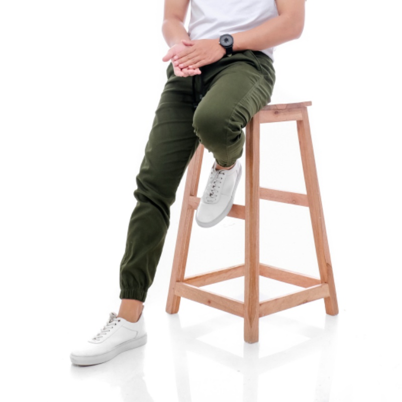 Celana Panjang Joger Pants Cowok Dewasa Bahan Katun Premium