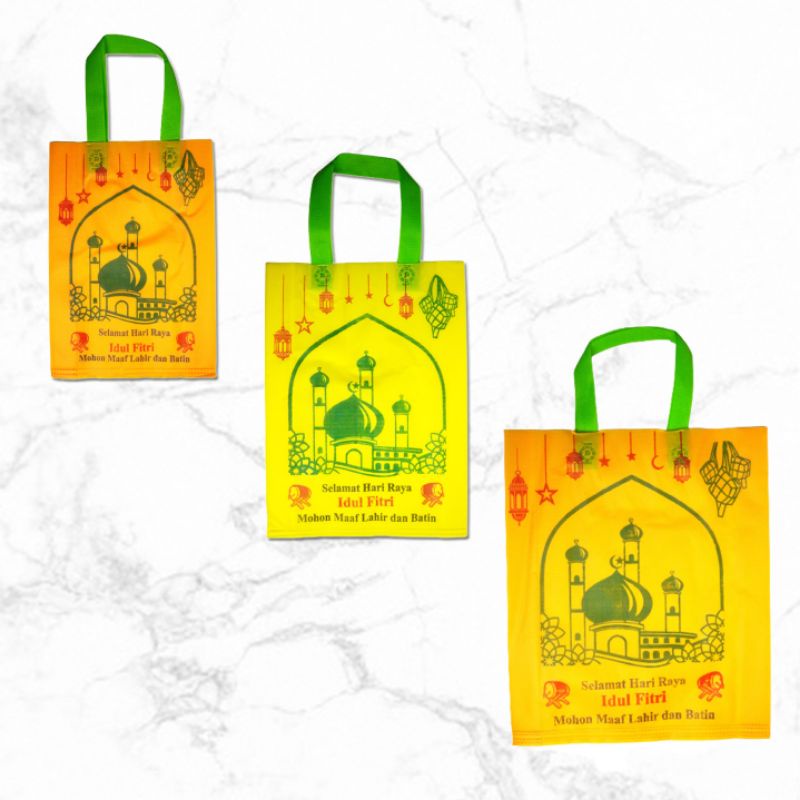 

TAS KAIN SPUNBOND GOODIE BAG / TAS LEBARAN / IDUL FITRI