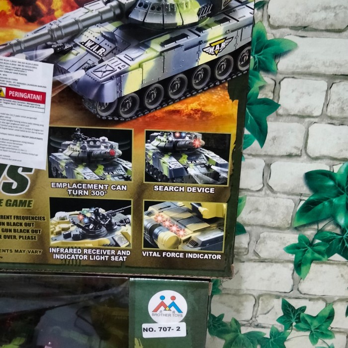 Remote Control Tank Baja Mainan RC WAR TANK ( lavar stores id )