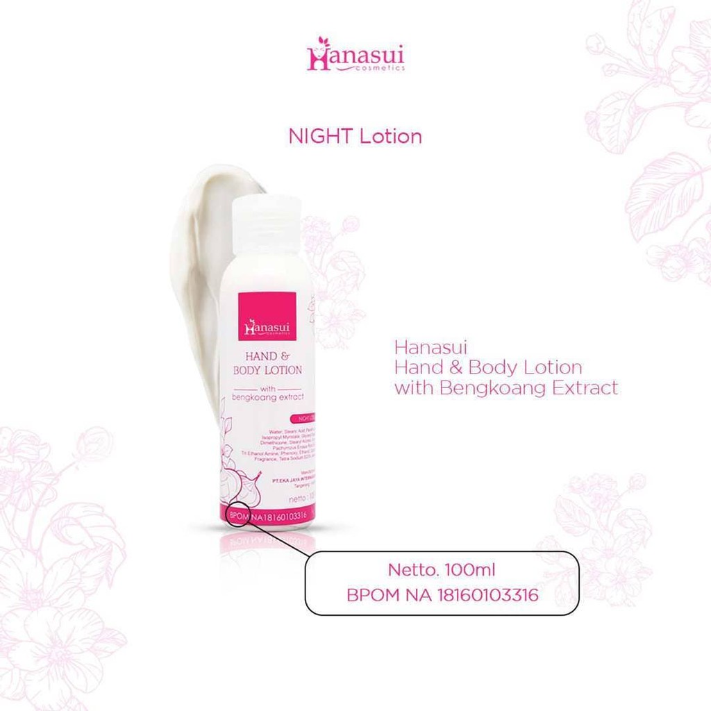 HANASUI BODY CARE 3IN1 / PAKET LOTION HANASUI / ORIGINAL BPOM