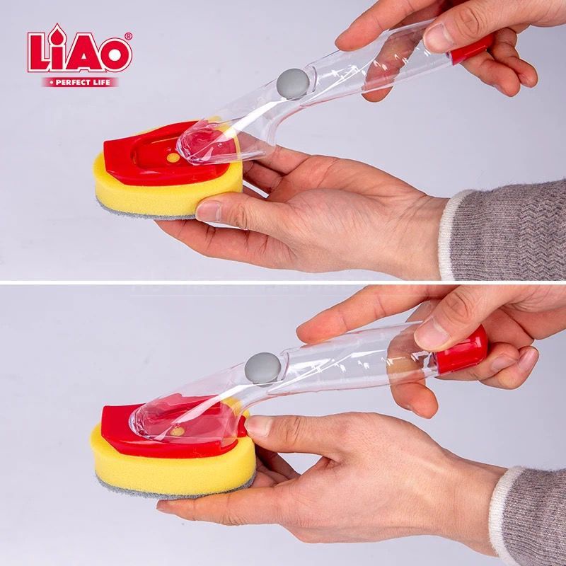 LIAO Spons Sabut Cuci Piring Anti Gores Sponge Serbaguna