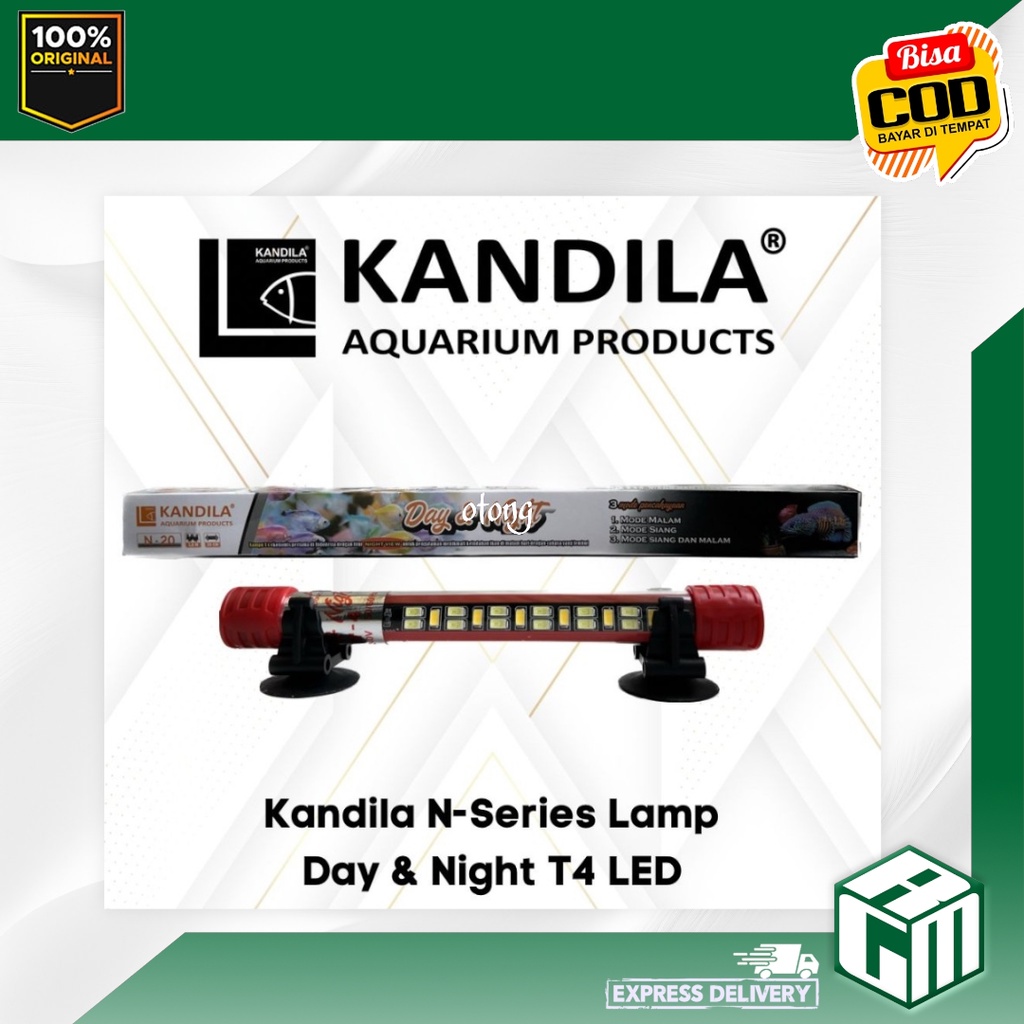 Kandila N-Series Day &amp; Night T4 LED Lamp Lampu Aquarium