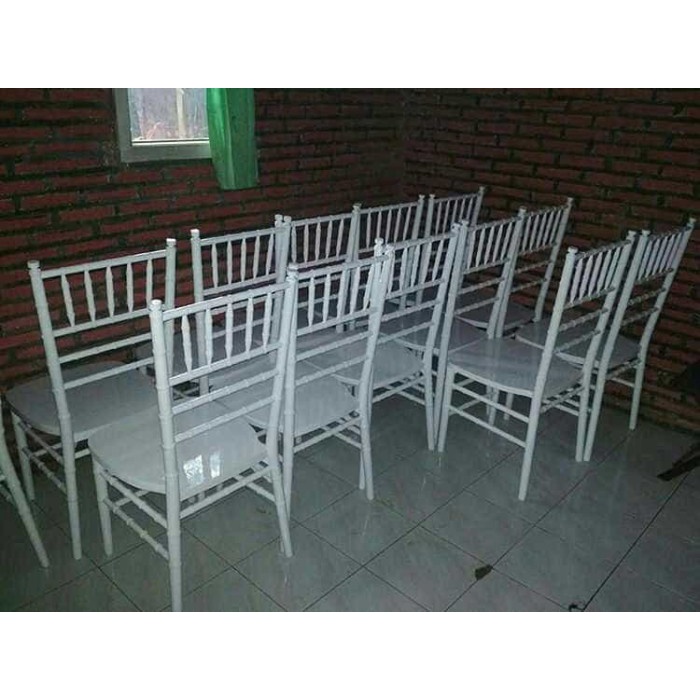 PJ1 kursi tiffany duco putoh kursi pengantin kursi tifani minimalis modern