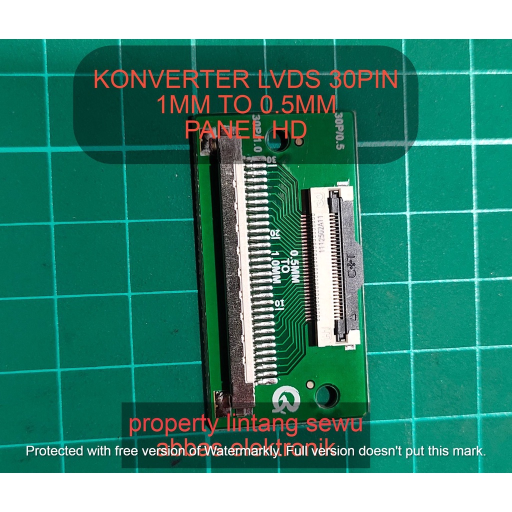 KONVERERTER 0.5MM TO 1.0MM CONVERTER LVDS 1MM TO 0.5MM BESAR KE KECIL KONVERTER HD 30 PIN BESAR KE KECIL 1 MM TO 0,5 MM 0.5 MM