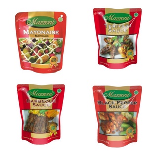 

MAZZONI MAYONAISE, SAUS LADA HITAM, SAUS BBQ, SAUS TERIYAKI 250GR