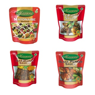 

MAZZONI MAYONAISE, SAUS LADA HITAM, SAUS BBQ, SAUS TERIYAKI 250GR