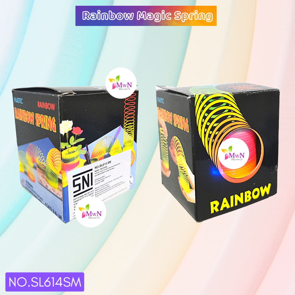 MWN Rainbow Magic Spring Diameter 5.2 cm NO.SL614SM