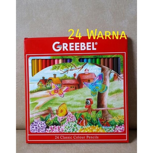 

ATK87GB 24 warna Pencil Classic 7024 Kardus Greebel Pensil goodie bag