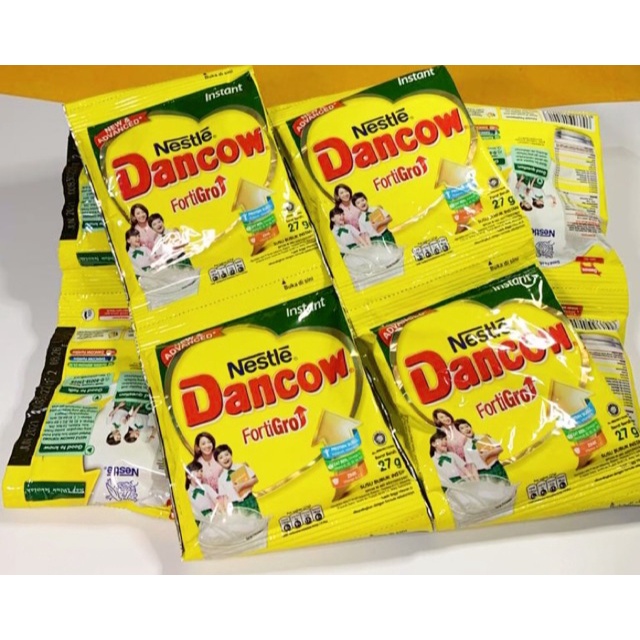 

Dancow fortigro susu instan sachet per-6 pcs