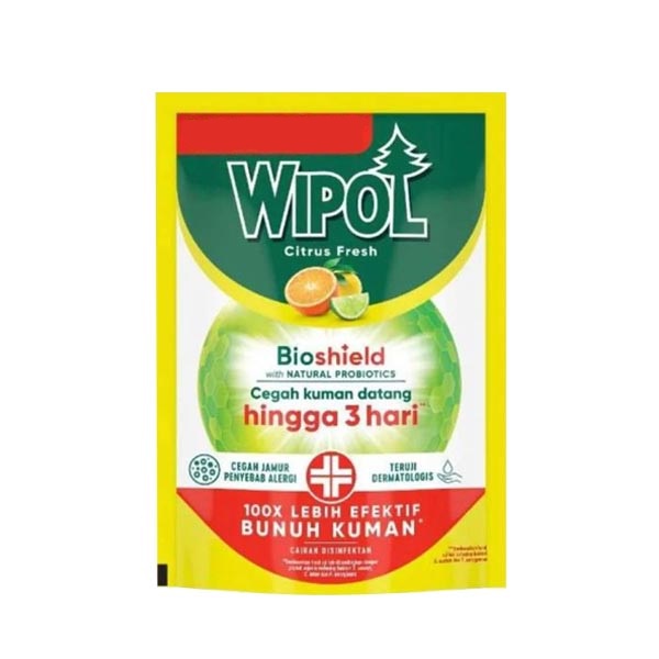 Promo Harga Wipol Bioshield Citrus Fresh 450 ml - Shopee