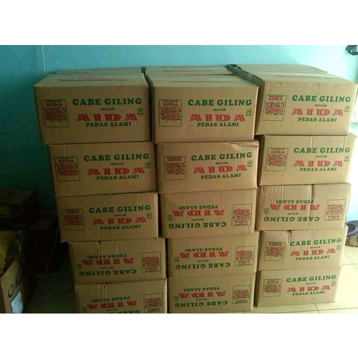 

aida cabe giling 500gr 1karton isi 30