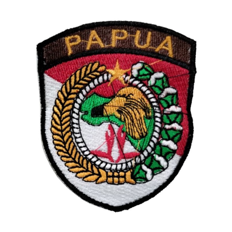 BET / BADGE BORDIR TUNAS PRAMUKA PROVINSI PAPUA