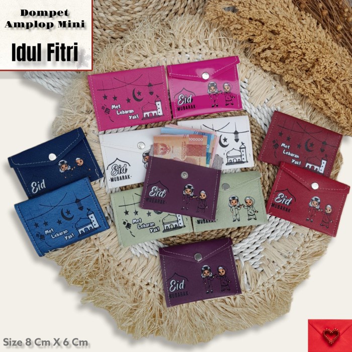 

( 12 pcs ) Mini Dompet Amplop Lebaran - Idul Fitri Mini