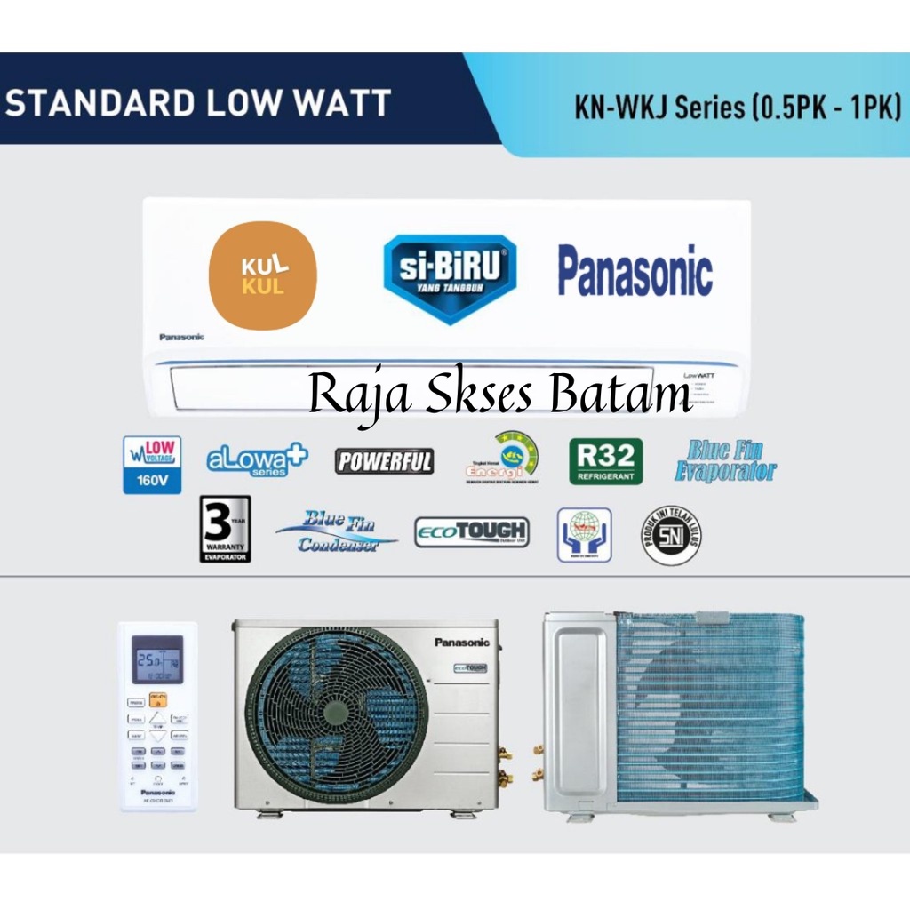 AC Panasonic CS/CU-KN5WKJ - aLowa 1/2 PK - R32 BATAM