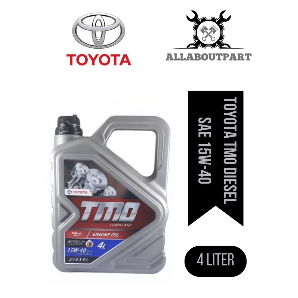 Oli Mobil TOYOTA - Oli TMO TOYOTA DIESEL SAE 15W-40 4 Liter | Oli Mobil - Oli Diesel - Pelumas Mesin