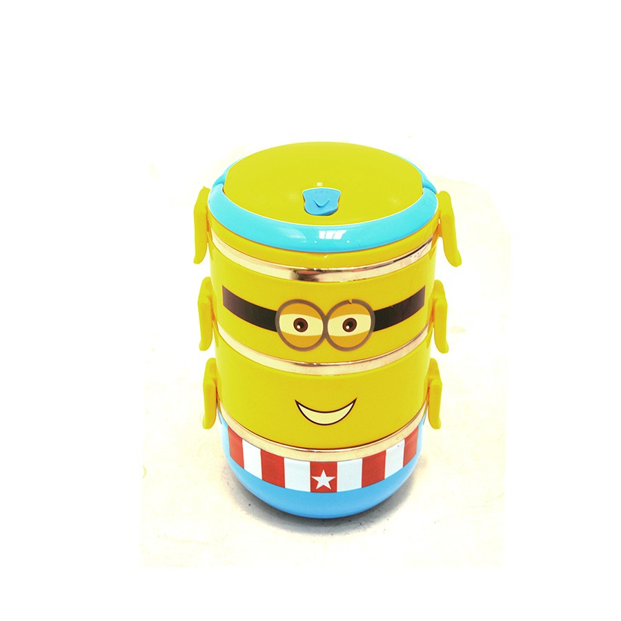 Promo Lunch Box Minion Tempat Makanan Stainless Steel