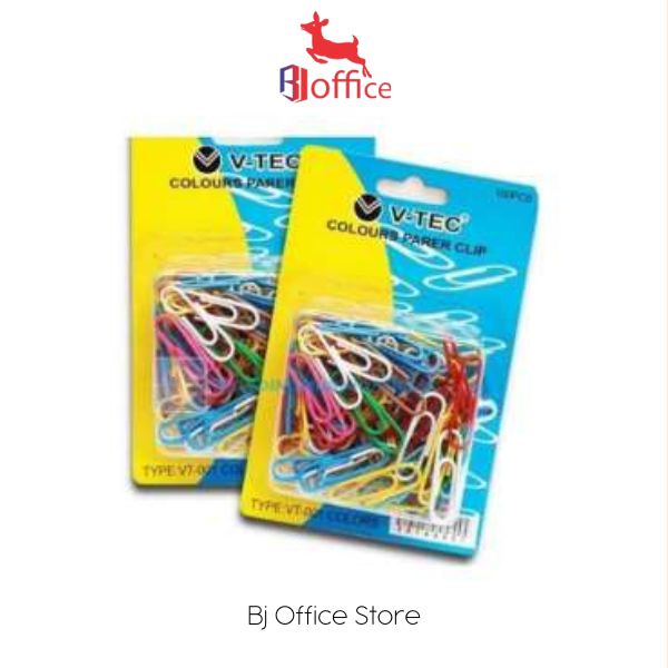 

VTec Colours Paper Clip Jumbo / Penjepit Kertas Warna Jumbo VT-002