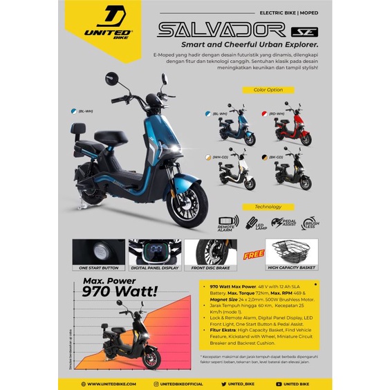 Sepeda Listrik salvador United