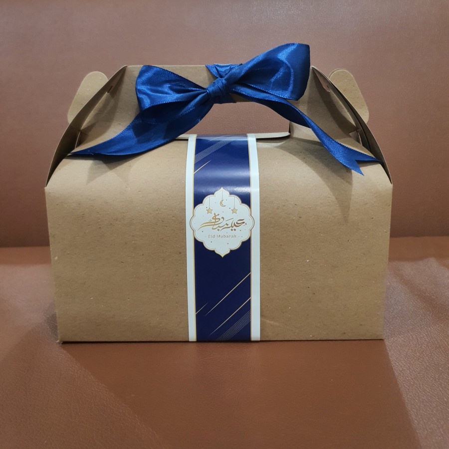 

Gable box hampers kue kering lebaran / natal set premium - Lebaran gold