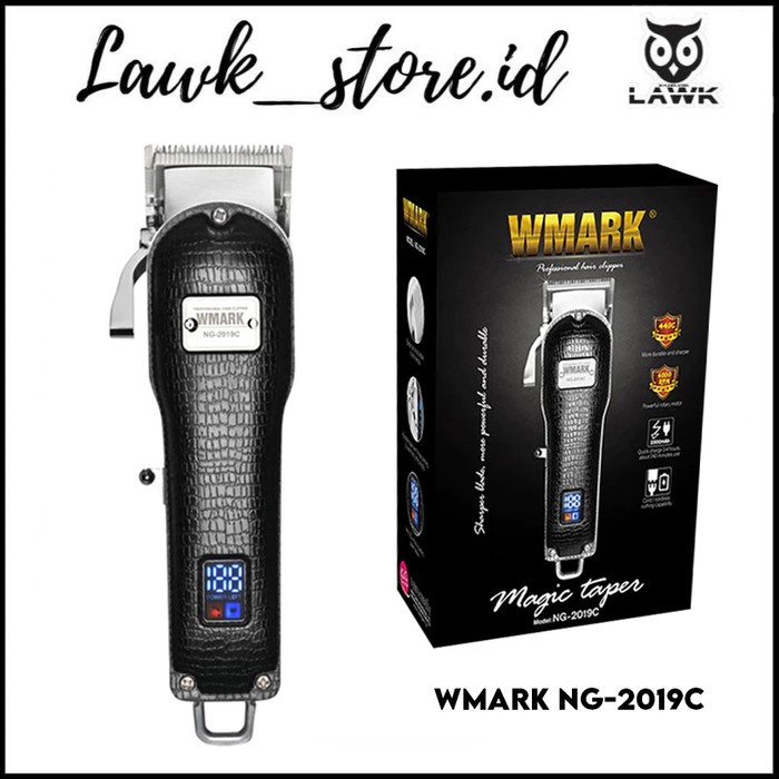 MESIN CUKUR WMARK NG-2019C HAIR CLIPPER WMARK 2019 ALAT CUKUR WMARK