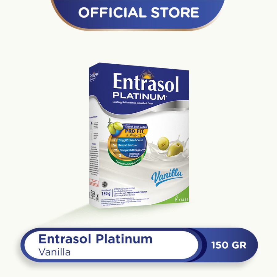 

Entrasol Platinum Vanila 150 gr