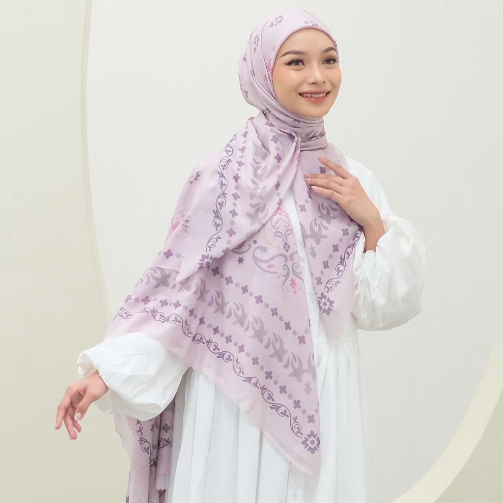 Ladybydiana HAURA SCARFT Voal Premium Syari Bahan Arabian Dobby