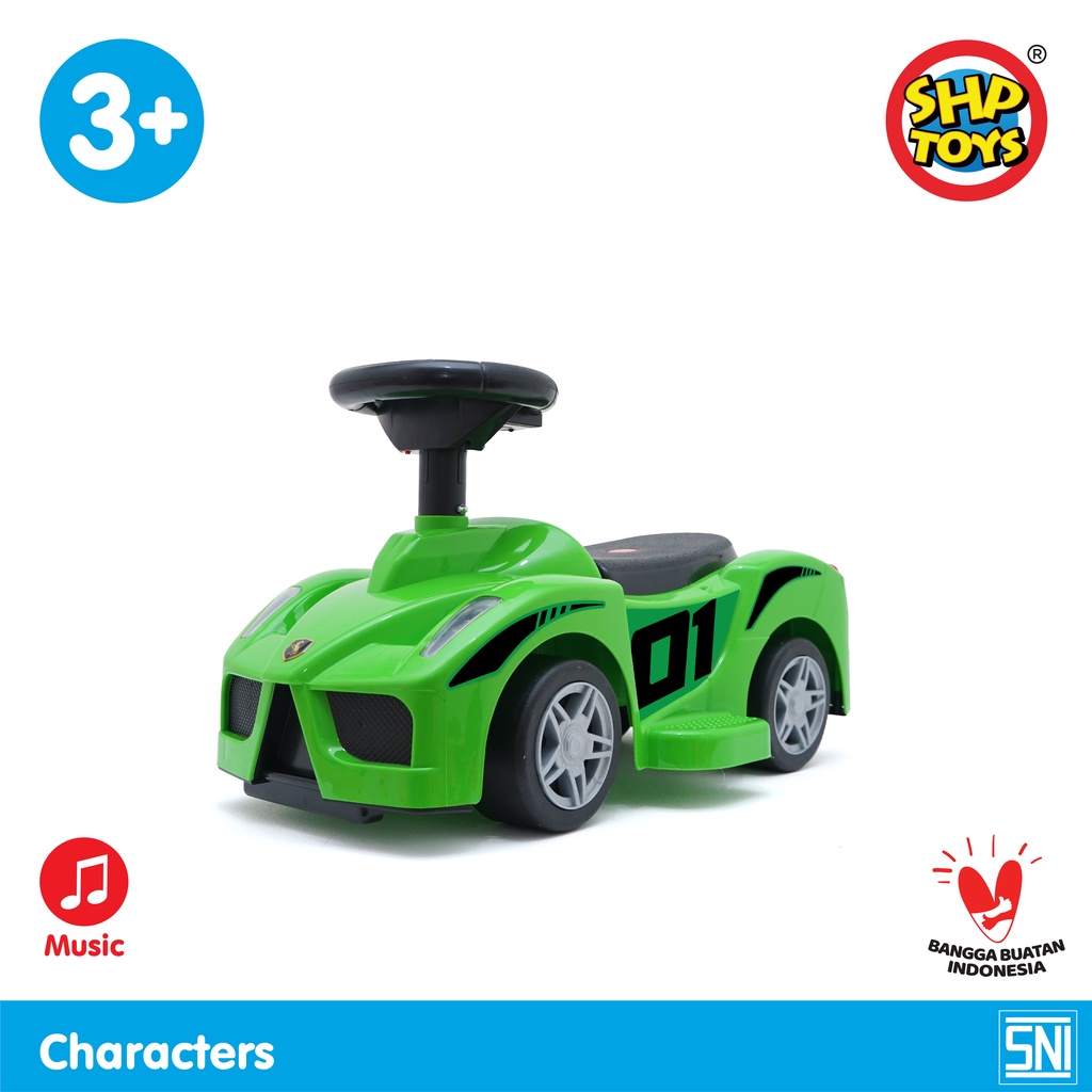 Mainan Anak Mobil Mobilan SHP Cars ENZO 602 SHP Toys - Merah