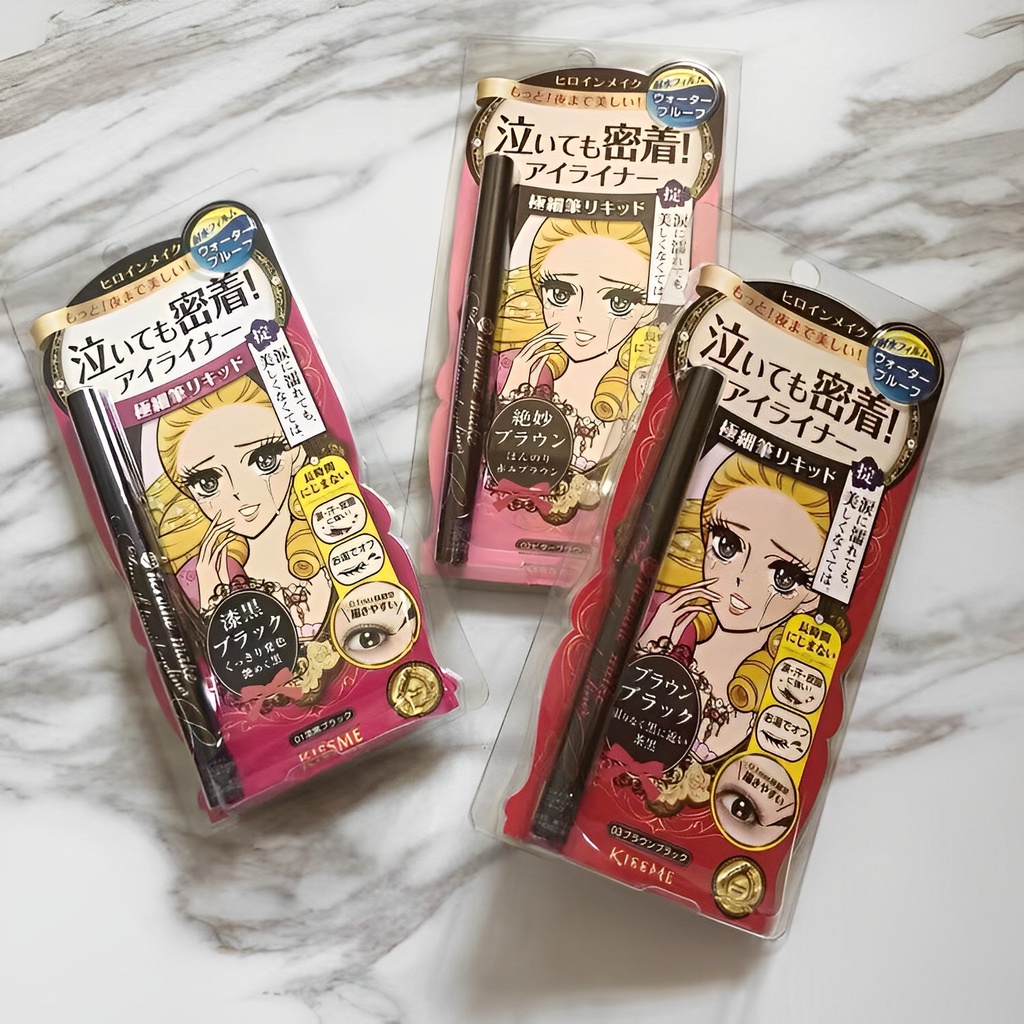 Kiss Me Heroine Eyeliner By Isehan Heroine-liquid Pen Eyeliner Jepang/kosmetik Cair Eyeliner JEPANG