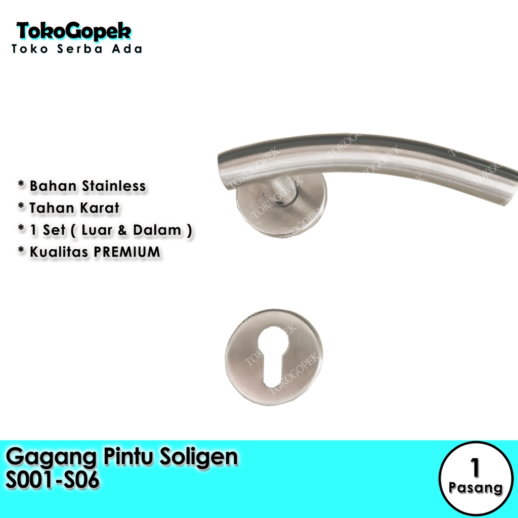 DOOR HANDLE - HANDLE PINTU RUMAH PISAH - GAGANG PINTU STAINLESS