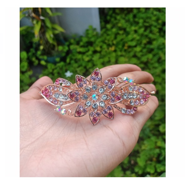 DHIOSHOPI - Jepit wanita permata zirkon model korea terbaru