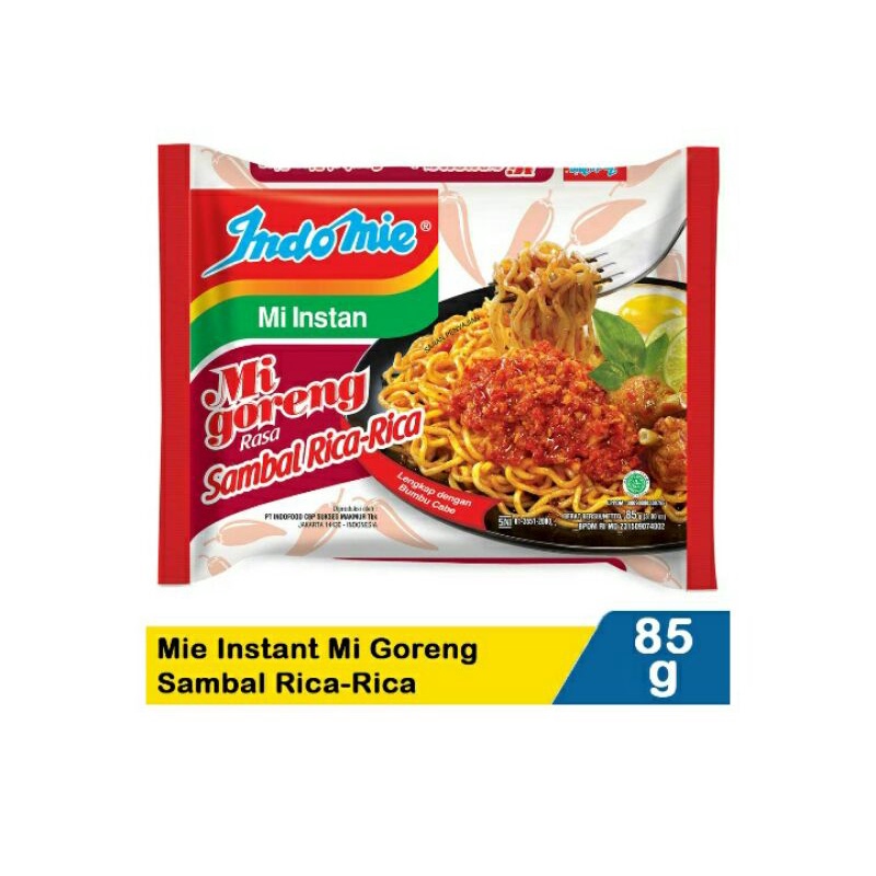 

Indomie Mi Instan Goreng Rica Rica 85G