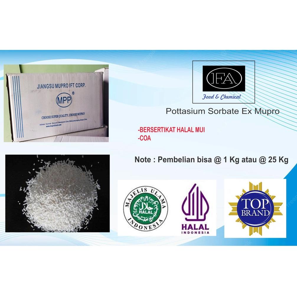 

Terbaru 12.12 POTTASIUM SORBATE EX MUPRO ( PENGAWET MAKANAN)