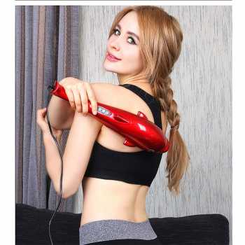 Alat Pijat Elektrik Listrik Terapi Infrared Dolphin Massager USB Charging / Alat Pijat Tubuh Getar Nyaman Rileks Best Quality Pemijat Punggung Leher Pundak Kaki Tangan Pinggang Betis Pereda Nyeri Pegal Otot Kaku Keram / Alat Pijat Kesehatan Wanita Pria