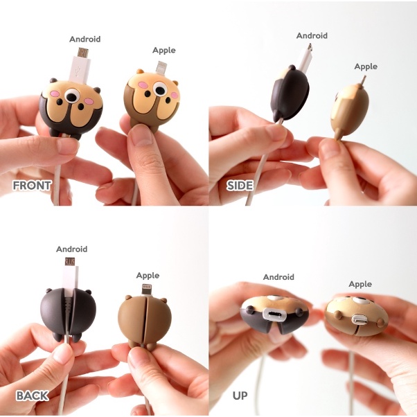 ❤ IJN ❤ TSUM TSUM - Cable Bite/ Pelindung Ujung Kabel/ Cable Saver/ Cable Protector